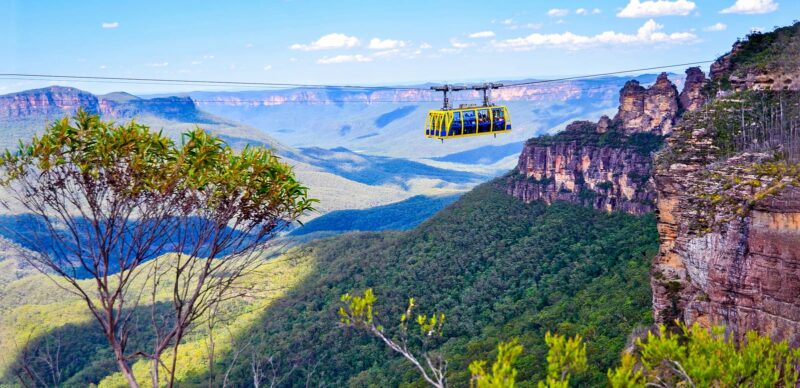 Cáp treo Scenic Skyway trên thung lũng Blue Mountains