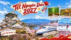 Tour Nhật Bản Tết 2027 với núi Phú Sĩ, rừng tre Sagano, Shinkansen và Fujiten – Royal Tourist